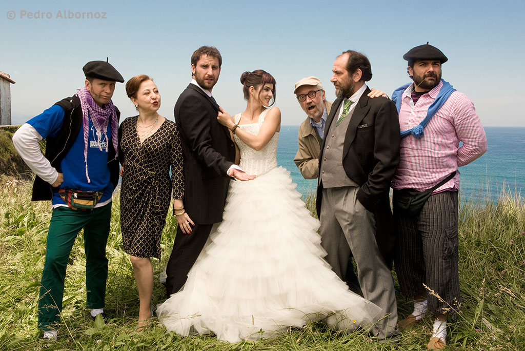 Foto de Familia en la boda de 8 Apellidos Vascos